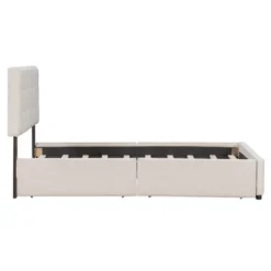Upholstered Queen Size Platform Bed With Classic Headboard And 4 Drawers-ModernLuxe -HOMCOM Store GUEST 1ca78bf6 3953 4315 976d ce2ac36f5992