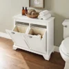 Crosley Linen Hamper In White