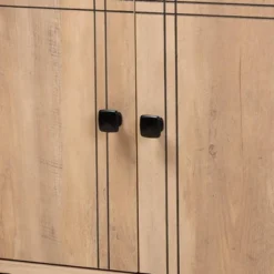 Patterson 1 Drawer Kitchen Storage Cabinet Walnut - Baxton Studio -HOMCOM Store GUEST 1d4441fb 1967 4cc9 b8a5 753ff2bd7bf3