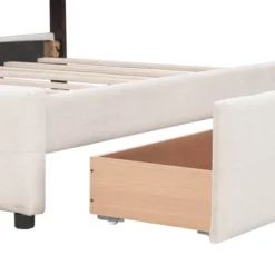 Upholstered Queen Size Platform Bed With Classic Headboard And 4 Drawers-ModernLuxe -HOMCOM Store GUEST 1d586253 6e1a 414d b9ae 235f363f0b6b
