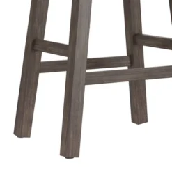 26" Saddle Wood Backless Counter Height Barstool Rustic Gray - Hillsdale Furniture -HOMCOM Store GUEST 1db326f9 52ec 462d 8f81 1e4a3e202737