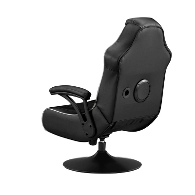 CXR3 Neo Fiber LED Audio Pedestal Gaming Chair With Subwoofer Black - X Rocker 5 CXR3 Neo Fiber LED Audio Pedestal Gaming Chair With Subwoofer Black - X Rocker - Image 3