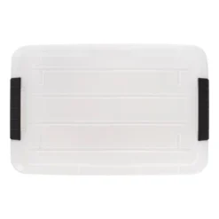 IRIS Stack And Pull Storage Bin With Lid Clear -HOMCOM Store GUEST 1f094182 bf0a 460a bc2f 4839cefa268f