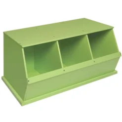 Badger Basket Three Bin Stackable Storage Cubby -HOMCOM Store GUEST 1f432519 27c2 4e90 823c 6be7da437ee0