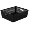 Simplify 2pk Large Slide And Stack Storage Shallow Totes Black -HOMCOM Store GUEST 1f51a791 a48f 4bf3 baf3 539956260f8c
