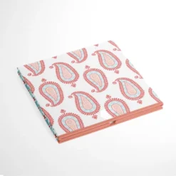 Bacati - Sophia Paisley Aqua/Coral Fabric Storage Box/Tote Large 8 Bacati - Sophia Paisley Aqua/Coral Fabric Storage Box/Tote Large -HOMCOM Store GUEST 1f79f80b e460 48c3 aad5 0d494366252a