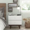 Kincaid Wood 2 Drawer Nightstand Matte White - Hillsdale Furniture -HOMCOM Store GUEST 1fe215de e05a 42bc a0ee fa363668d6a2