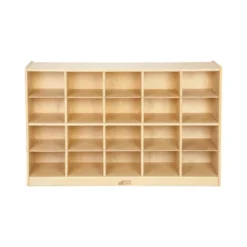 ECR4Kids 20 Cubby Mobile Tray Storage Cabinet, 4x5, Classroom Furniture, Natural -HOMCOM Store GUEST 1fe96dbc b9b0 45ec b777 a6d56dcd16ea