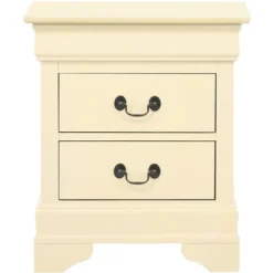 Passion Furniture Louis Philippe 2-Drawer Nightstand (24 In. H X 21 In. W X 16 In. D) 19 Passion Furniture Louis Philippe 2-Drawer Nightstand (24 In. H X 21 In. W X 16 In. D) -HOMCOM Store GUEST 20b11ef4 bc96 478b 84ba e0403da67957