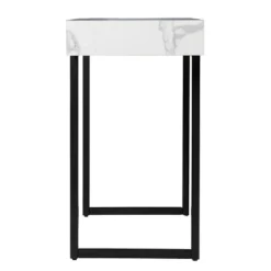 Wennan Modern Faux Marble Console Table Black/White - Aiden Lane -HOMCOM Store GUEST 20c047bc 5e6d 4c65 b3a0 3ef4f524ef1a