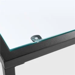 Yaheetech 3-layer Console Table Tempered Glass Porch Table -HOMCOM Store GUEST 2138492e 8076 47f6 87dd ba13360abf22