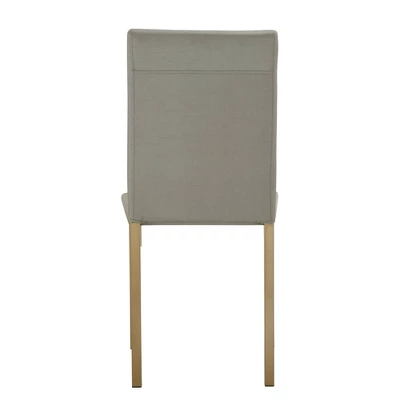 Set Of 4 Devoe Metal Upholstered Dining Chairs - Inspire Q 7 Set Of 4 Devoe Metal Upholstered Dining Chairs - Inspire Q - Image 5