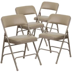 Flash Furniture 4 Pack HERCULES Series Curved Triple Braced & Double Hinged Upholstered Metal Folding Chair 31 Flash Furniture 4 Pack HERCULES Series Curved Triple Braced & Double Hinged Upholstered Metal Folding Chair -HOMCOM Store GUEST 23bacc68 896b 471b a75c fc0a16b1e9b0
