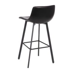 Flash Furniture Caleb Modern Armless 30 Inch Bar Height Commercial Grade Barstools With Footrests And Matte Iron Frames, Set Of 2 -HOMCOM Store GUEST 241d8d94 6618 490a be83 5eb23e534b63