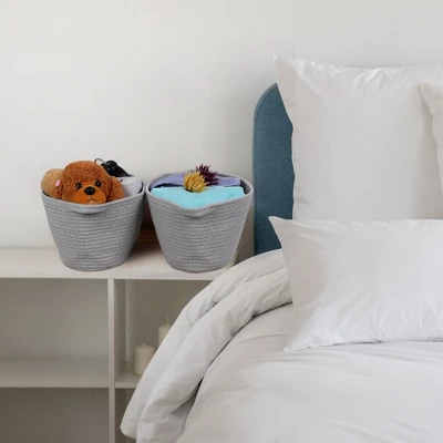 PiccoCasa Foldable Sturdy Storage Bin Set 2 Packs 7 PiccoCasa Foldable Sturdy Storage Bin Set 2 Packs - Image 5