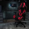 Flash Furniture X30 Gaming Chair Racing Office Ergonomic Computer Chair With Fully Reclining Back And Slide-Out Footrest In Red LeatherSoft -HOMCOM Store GUEST 24ab1b72 728b 48ed 9586 393387e59792