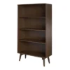54.8" 4 Shelf Brittany Mid Century Modern Bookshelf Walnut - Novogratz 1 54.8" 4 Shelf Brittany Mid Century Modern Bookshelf Walnut - Novogratz -HOMCOM Store GUEST 26680d11 9766 463d bfed 347e4d965c89