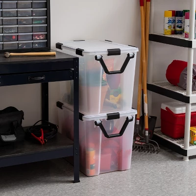 IRIS USA WEATHERPRO Airtight Plastic Storage Bin With Lid And Seal And Secure Latching Buckles 4 IRIS USA WEATHERPRO Airtight Plastic Storage Bin With Lid And Seal And Secure Latching Buckles - Image 2