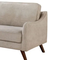Fabric Upholstered Sofa With Tapered Angled Legs Beige - Benzara 7 Fabric Upholstered Sofa With Tapered Angled Legs Beige - Benzara -HOMCOM Store GUEST 277b8936 c82d 43f0 9398 79510f1be3bb
