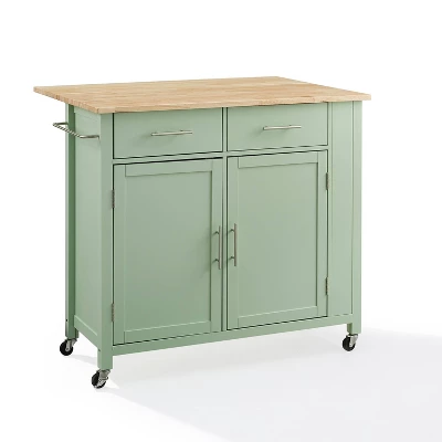 Savannah Wood Top Drop Leaf Kitchen Island/Cart - Crosley 21 Savannah Wood Top Drop Leaf Kitchen Island/Cart - Crosley - Image 19