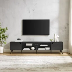 Mid-Century Modern Wide Storage TV Stand For TVs Up To 90" - Saracina Home 15 Mid-Century Modern Wide Storage TV Stand For TVs Up To 90" - Saracina Home -HOMCOM Store GUEST 27fb03d5 403a 4ecc 9cc6 22626515827c