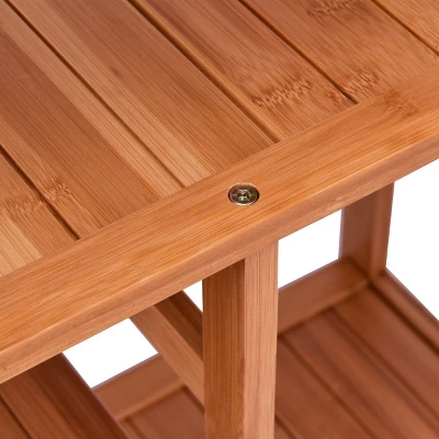 Costway 4 Tier Multifunction Bamboo Shoe Rack Boot Tower Shelf Storage Organizer Stand 11 Costway 4 Tier Multifunction Bamboo Shoe Rack Boot Tower Shelf Storage Organizer Stand - Image 9