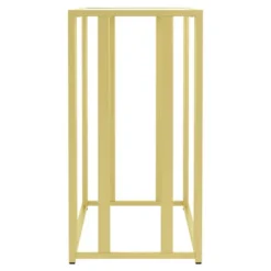 Adri Rectangular Console Sofa Table With Glass Top Matte Brass - Coaster -HOMCOM Store GUEST 294a2969 e85e 4d08 a6be 52521a329394