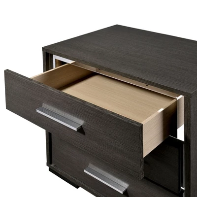 Reyes Nightstand Warm Gray - MiBasics 5 Reyes Nightstand Warm Gray - MiBasics - Image 3