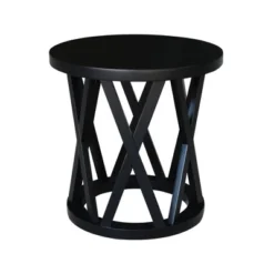 24" Ceylon Round End Table - International Concepts -HOMCOM Store GUEST 2bf28b04 bf20 488b beda 8d0d4d199645