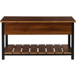 Honey-Can-Do Shoe Storage Bench Walnut -HOMCOM Store GUEST 2d38da0b e1a6 4613 b608 d29be8069221