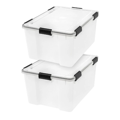 IRIS USA WEATHERPRO Airtight Plastic Storage Bin With Lid And Seal And Secure Latching Buckles 17 IRIS USA WEATHERPRO Airtight Plastic Storage Bin With Lid And Seal And Secure Latching Buckles - Image 15