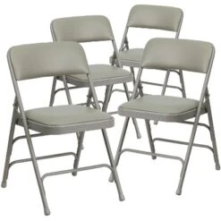 Flash Furniture 4 Pack HERCULES Series Curved Triple Braced & Double Hinged Upholstered Metal Folding Chair 28 Flash Furniture 4 Pack HERCULES Series Curved Triple Braced & Double Hinged Upholstered Metal Folding Chair -HOMCOM Store GUEST 2d8afbaf 4426 4d46 94a2 722c8c59aa83