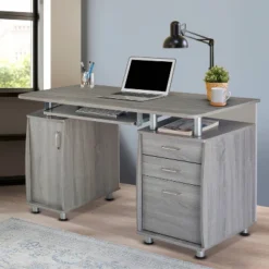Complete Workstation Computer Desk With Storage Gray - Techni Mobili -HOMCOM Store GUEST 2e29911f 4a61 4da3 a378 b45e8c31a44e