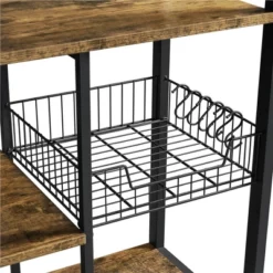 Yaheetech Utility Kitchen Storage Rack With 4 Shelves -HOMCOM Store GUEST 2ee6cb78 f776 4431 b18d a594445f6656