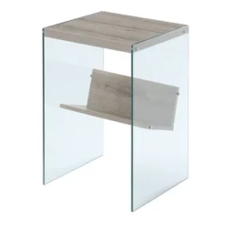 SoHo End Table With Shelf - Breighton Home -HOMCOM Store GUEST 2f208250 85d5 40bd 9a78 2755e6565f0b