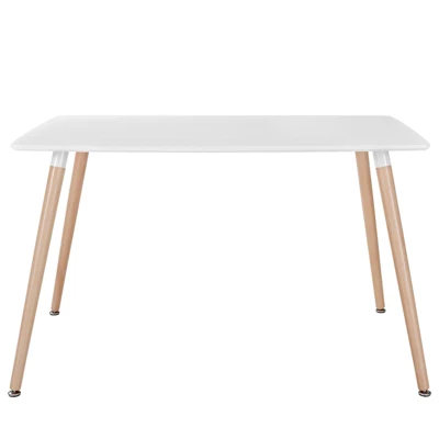 Field Rectangle Dining Table White - Modway 3 Field Rectangle Dining Table White - Modway