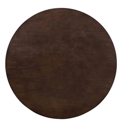 36" Tupelo Round Wood Dining Table Gold/Cherry/Walnut - Modway 3 36" Tupelo Round Wood Dining Table Gold/Cherry/Walnut - Modway