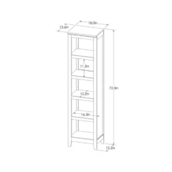 72" Carson Narrow Bookcase - Threshold™ -HOMCOM Store GUEST 2f5b1add e3dc 46cd a227 07b43a380bc4
