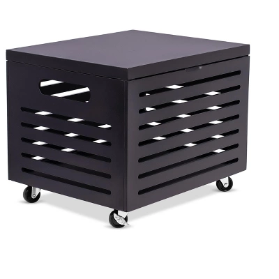 BirdRock Home Bamboo Rolling File Storage Organizer Box With Lid - Cafe Noir 6 BirdRock Home Bamboo Rolling File Storage Organizer Box With Lid - Cafe Noir - Image 4