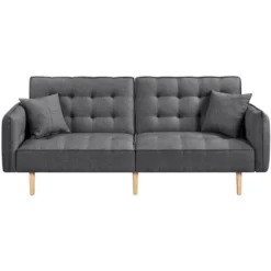 Yaheetech Convertible Sofa Bed Tufted Futon Couch With USB Ports For Living Room 17 Yaheetech Convertible Sofa Bed Tufted Futon Couch With USB Ports For Living Room -HOMCOM Store GUEST 2fd0b25a facf 4a8c 93db 370161b6f807