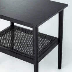 Wood & Cane Square Accent Side Table - Hearth & Hand™ With Magnolia -HOMCOM Store GUEST 2fec86c2 46f8 4bc8 b6c1 4905ec94127a