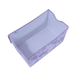 Bacati - Watercolor Floral Purple/Gray Fabric Storage Toy Chest -HOMCOM Store GUEST 31419279 399c 4144 8713 8382109f3156