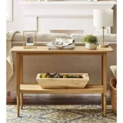 Gretna Narrow Console Table Natural - Threshold™ -HOMCOM Store GUEST 31fede49 ac3f 489d 875d 175e74c636e1