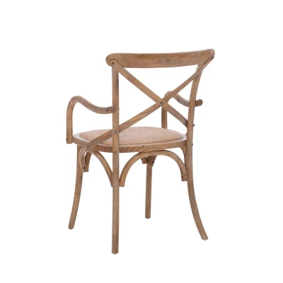 Helia Arm Chair Ash Gray - Linon 6 Helia Arm Chair Ash Gray - Linon - Image 4