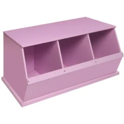 Badger Basket Three Bin Stackable Storage Cubby -HOMCOM Store GUEST 337031f7 0a36 40ad 8456 3ff244e3b8d6