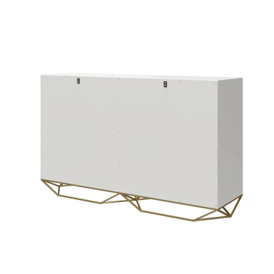 Blair 6 Drawer Dresser White - CosmoLiving By Cosmopolitan 6 Blair 6 Drawer Dresser White - CosmoLiving By Cosmopolitan - Image 4