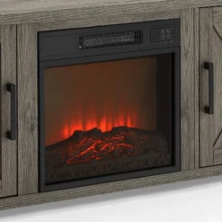 58" Gordon Low Profile TV Stand For TVs Up To 65" With Fireplace - Crosley -HOMCOM Store GUEST 343385b5 7760 479e 9578 44e6e3552fb9