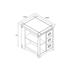 Tess Side Table - Powell Company -HOMCOM Store GUEST 346afa25 3a32 4466 9bc8 b34a86f6065c