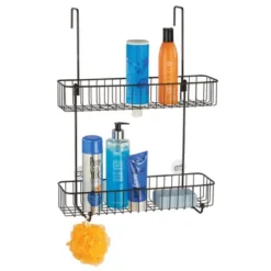 MDesign Wide Metal Over Door Hanging Shower Caddy, 2 Hooks And Baskets 20 MDesign Wide Metal Over Door Hanging Shower Caddy, 2 Hooks And Baskets -HOMCOM Store GUEST 347e0353 396f 4aa8 bf49 39b606dbd773