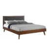 Reid Mid-Century Platform Bed - Linon